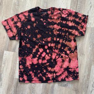 Dark Pink Reverse Dyed T shirt